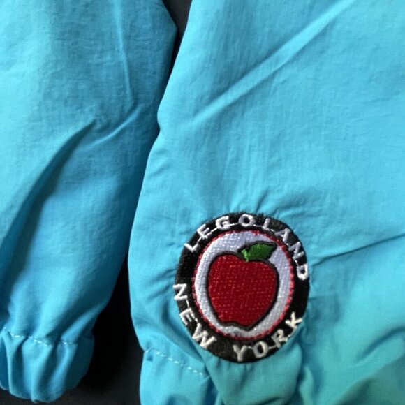 Legoland New York 1/4 Zip Pullover Windbreaker Turquoise Unisex Youth XL - Picture 6 of 7